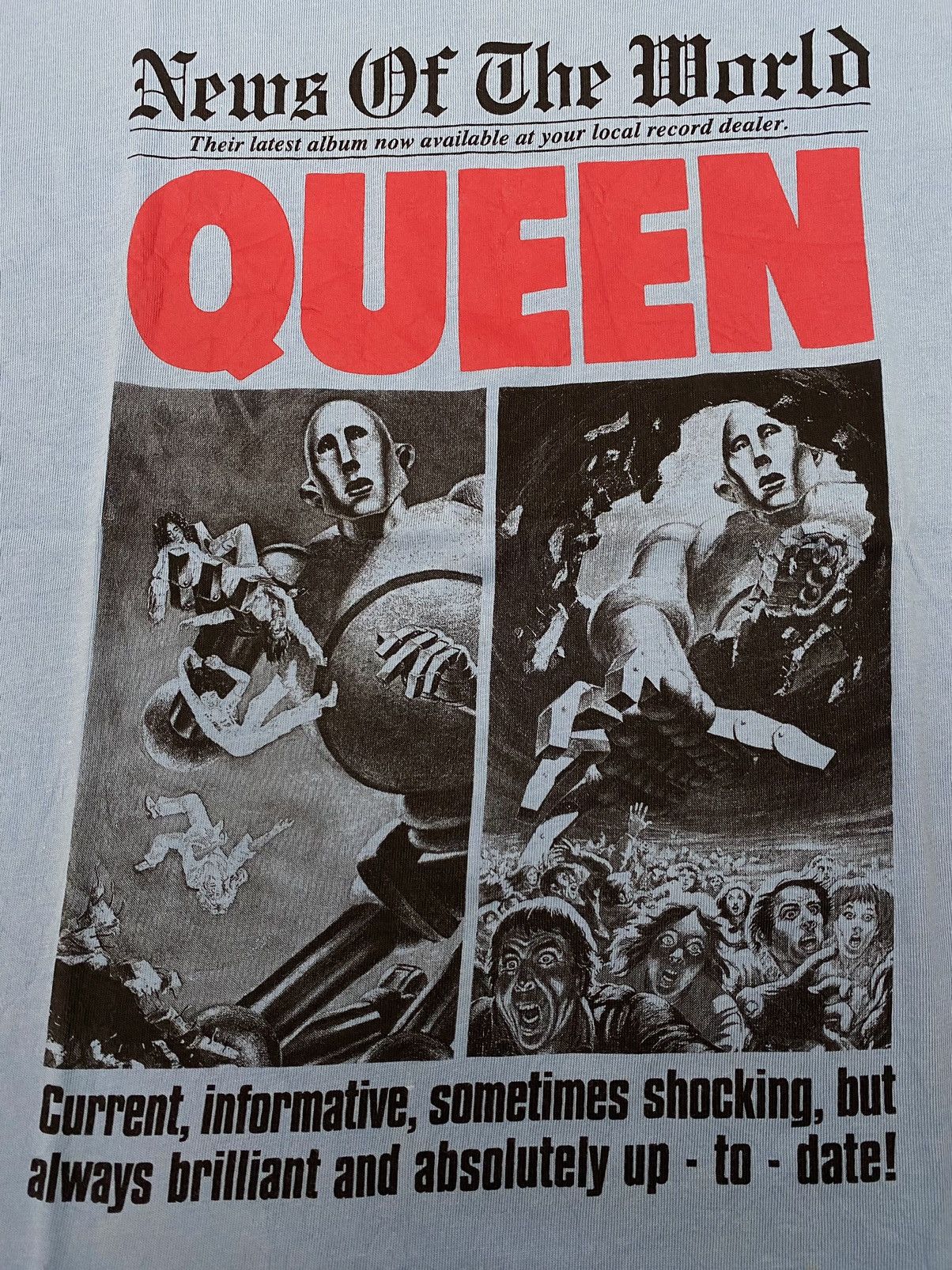 Band Tees × Vintage Queen official merch t-shirt Size US S / EU 44-46 / 1 - 2 Thumbnail