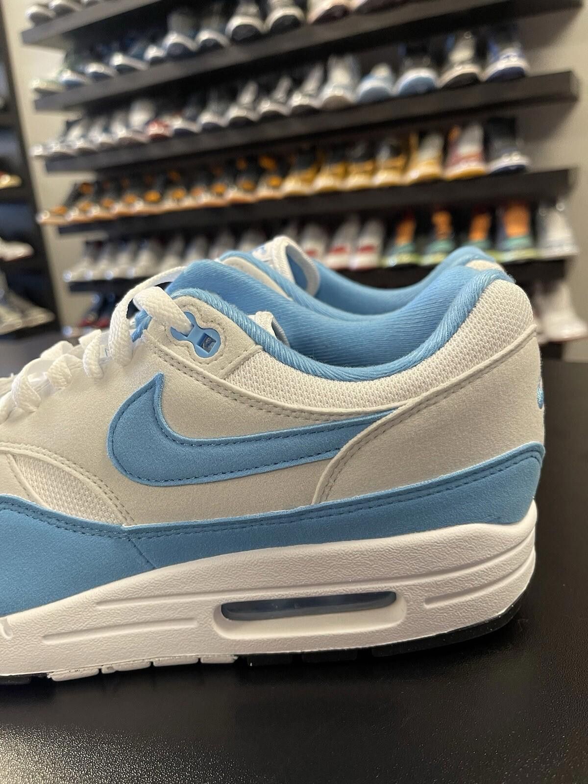 Nike Size 10 - Nike Air Max 1 Shoes 'White University Blue' Size US 10 / EU 43 - 5 Thumbnail