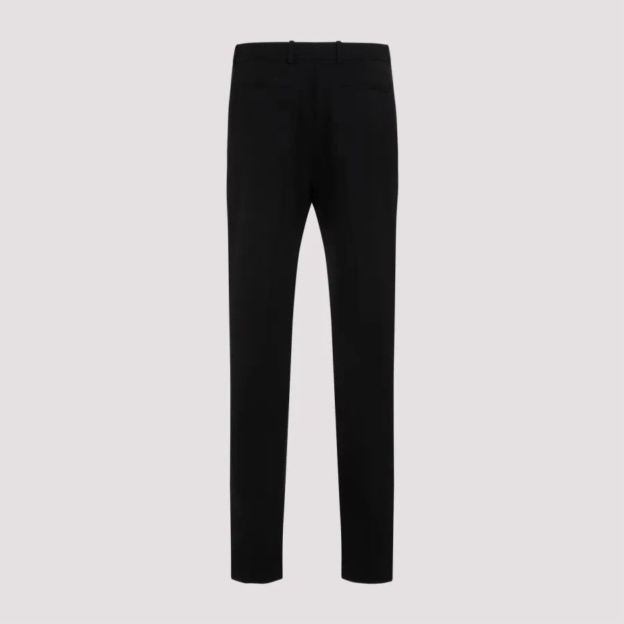 Saint Laurent Paris high waisted tuxedo pants in grain de poudre Size US 32 / EU 48 - 2 Thumbnail