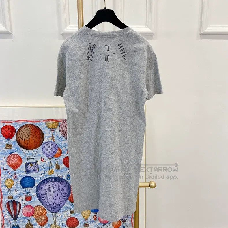 Alexander McQueen Alexander Mcqueen Grey long T-shirt Size S / US 4 / IT 40 - 2 Thumbnail