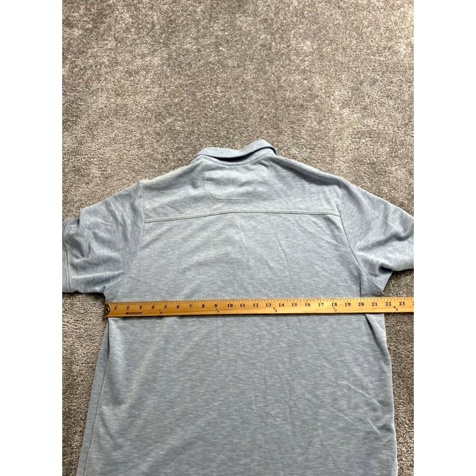 Tommy Bahama Tommy Bahama Polo Shirt Mens Large Gray Side Slit Resort Golf Tennis Performance Size US L / EU 52-54 / 3 - 6 Thumbnail