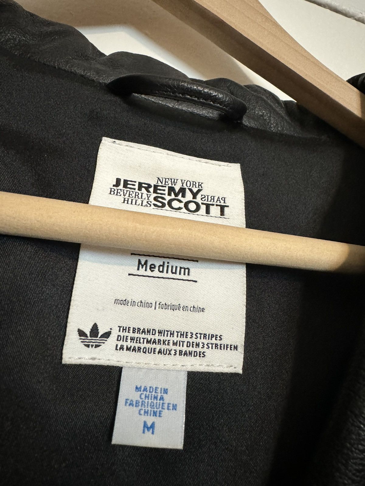 Adidas × Jeremy Scott ADIDAS JEREMY SCOTT WINGS LEATHER JACKET Size US M / EU 48-50 / 2 - 3 Thumbnail