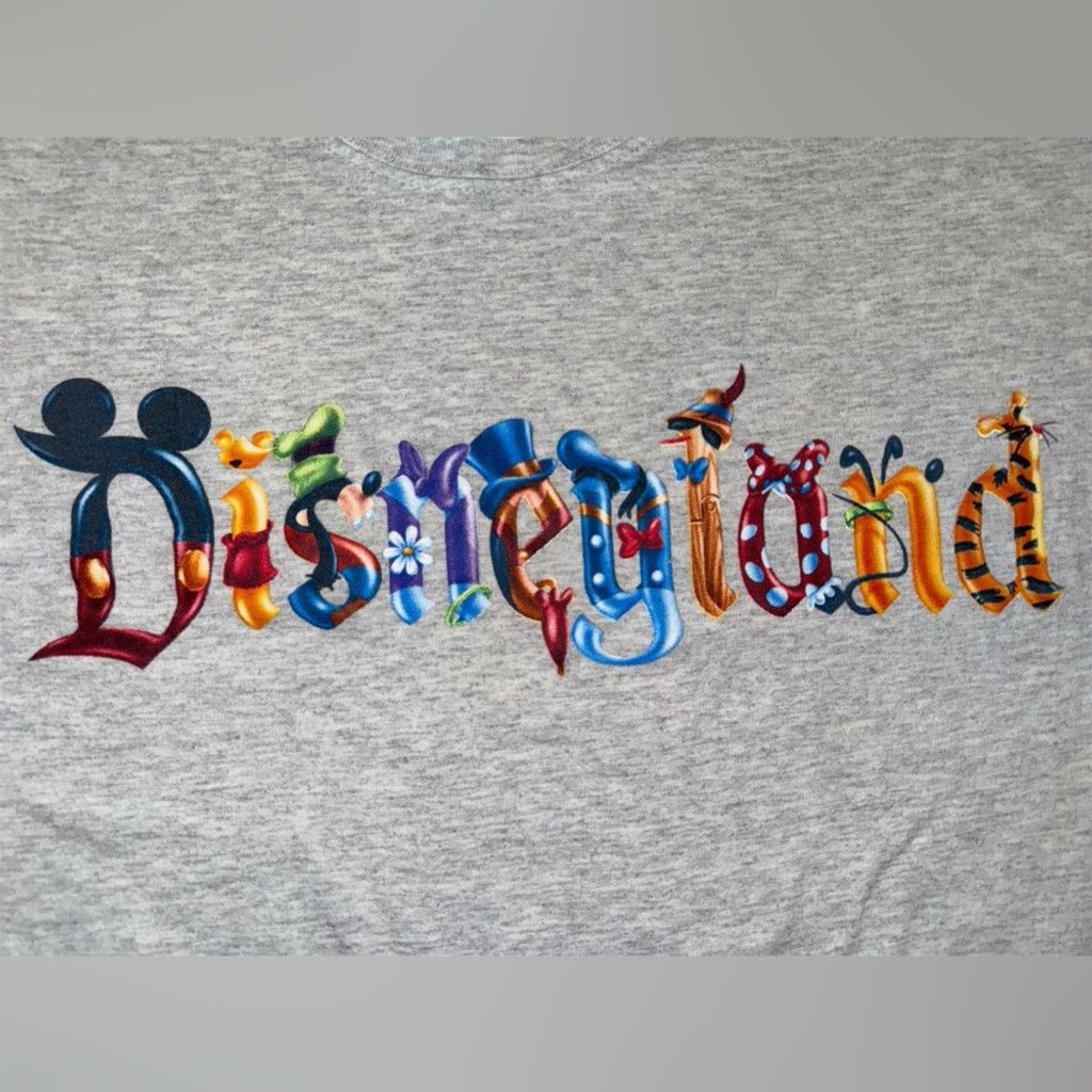 Disney Disney Multicolor Graphic T-Shirt XL #121 Size US XL / EU 56 / 4 - 4 Thumbnail