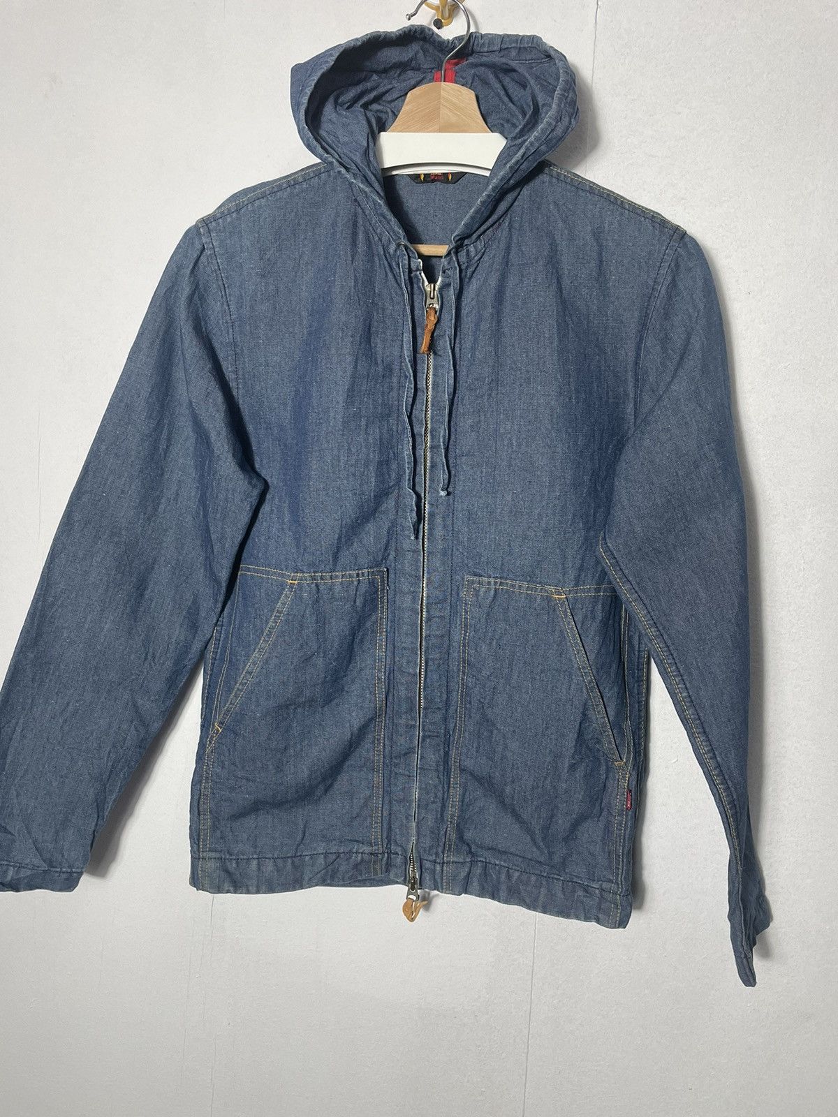 Japanese Brand Vintage Skull Jeans Hoodie With Waldes Zipper Size US M / EU 48-50 / 2 - 2 Thumbnail