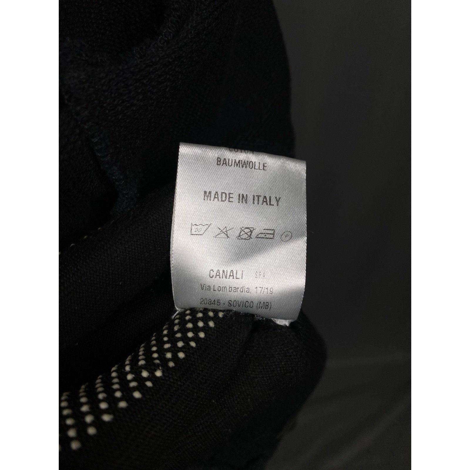 Canali Canali Big Logo Men's Black Full Zip Hoodie Sweater Size 46 Size US S / EU 44-46 / 1 - 12 Thumbnail