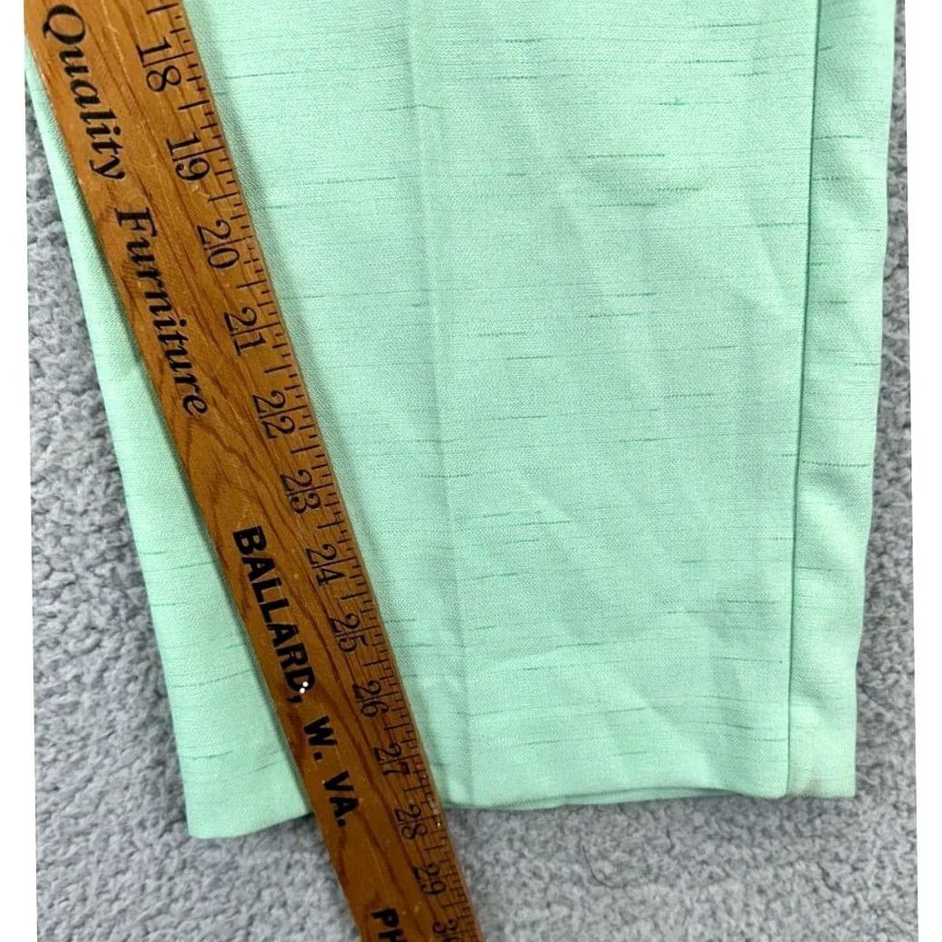 Vintage Alfred Dunner Pants Womens 16 Green Ankle Mint Classic Fit High Rise Pull NEW Size 38" / US 16 / IT 52 - 7 Thumbnail