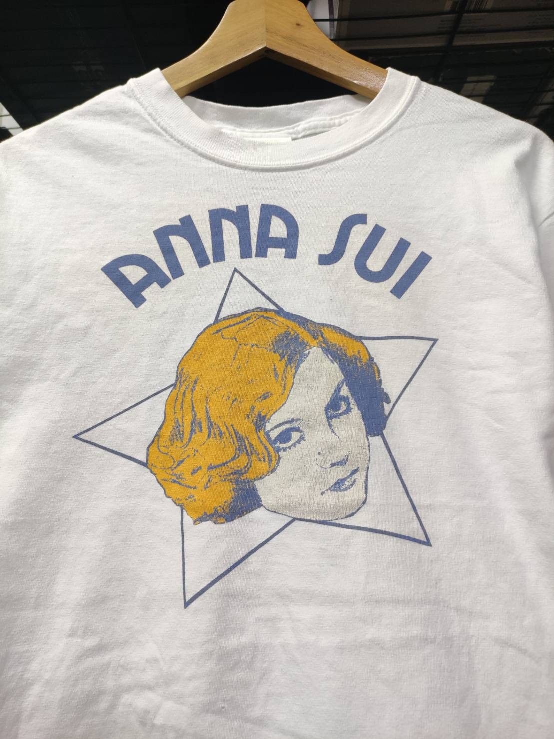 Anna Sui Rare! Vtg 90's Anna Sui Art Character Design USA T-Shirt Size M / US 6-8 / IT 42-44 - 1 Thumbnail
