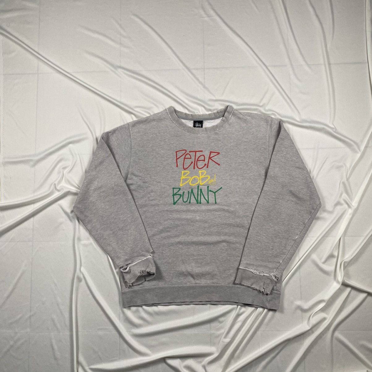 Stussy Rare y2k Stussy Peter Bob & Bunny Rasta Distressed Size US M / EU 48-50 / 2 - 1 Thumbnail