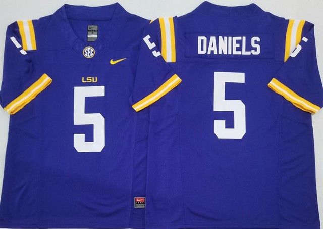 Other LSU Tigers 5 Jayden Daniels Purple Jersey Size US M / EU 48-50 / 2 - 1 Thumbnail