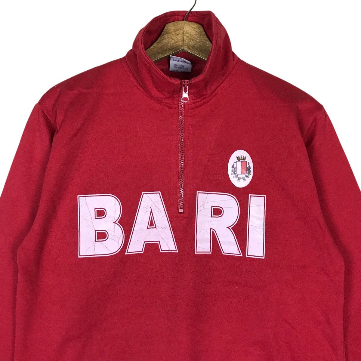 Vintage Vintage SKY Bari Quarter Zip Pullover Jumper Sweatshirt Size US M / EU 48-50 / 2 - 2 Thumbnail
