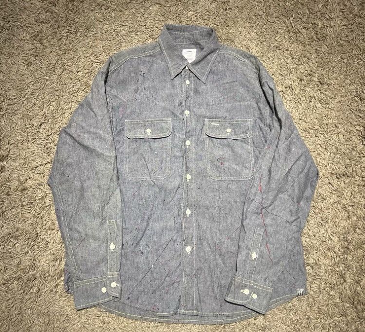 image of Visvim Lumber Shirt L/s 20Aw in Blue, Men's (Size Small)