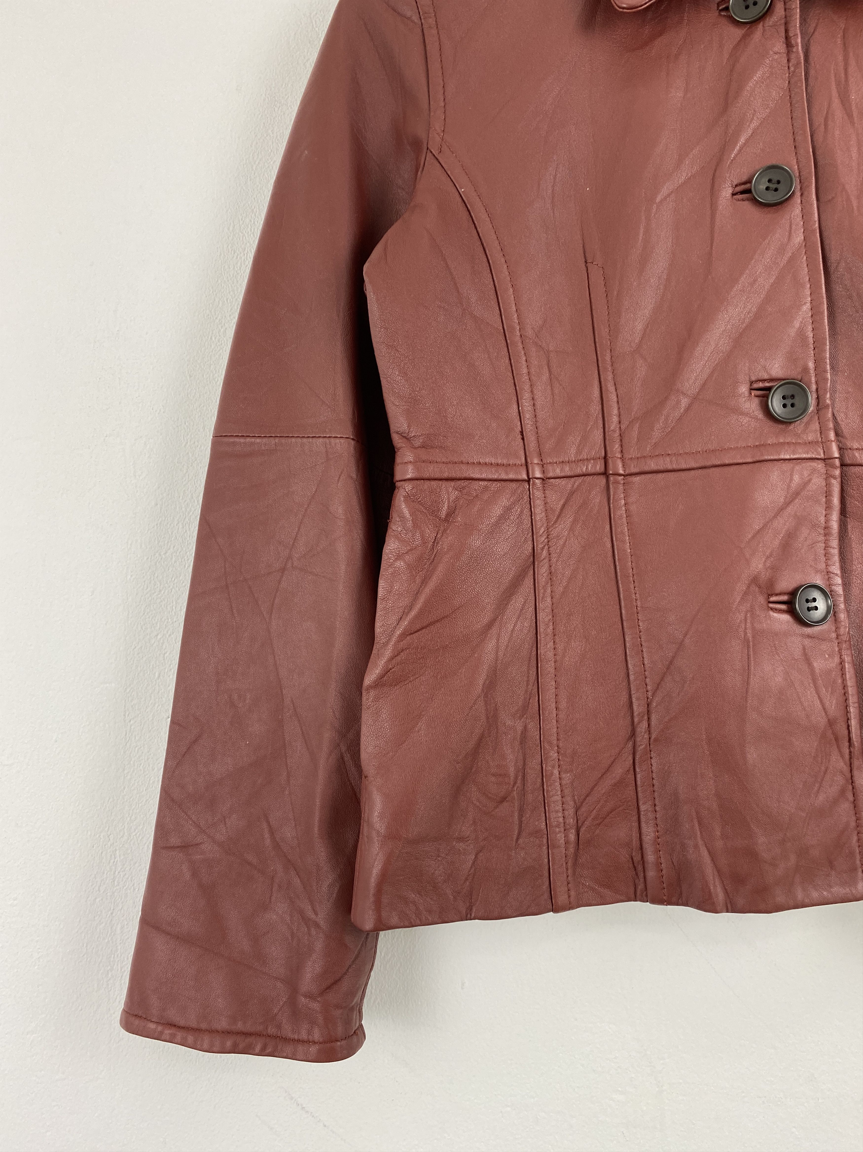 Gianni Valentino Vintage Gianni Lo Giudice Milano Topcoat Soft Leather Jacket Size XS / US 0-2 / IT 36-38 - 8 Thumbnail