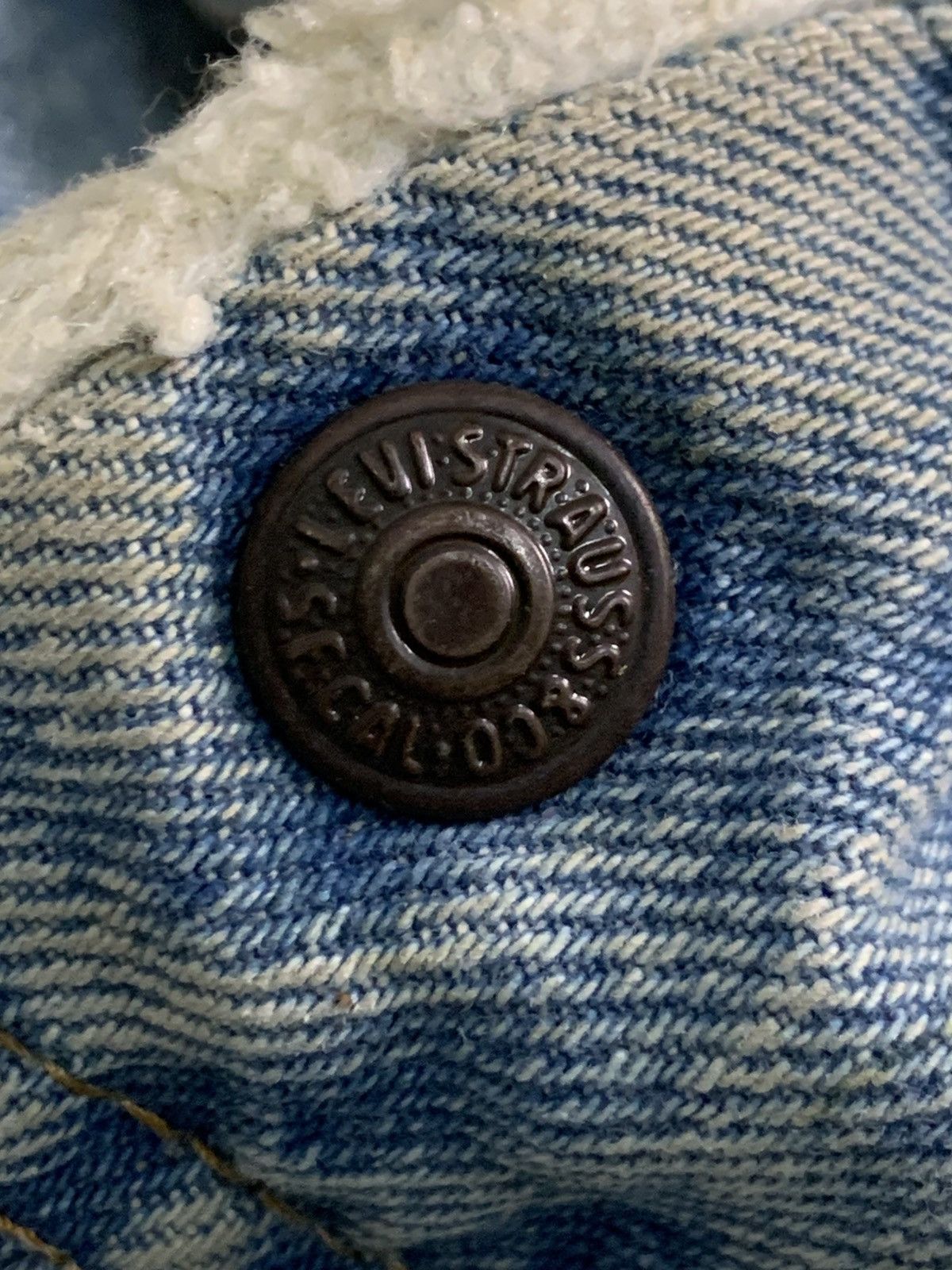 Levi's Vintage Clothing Rare Design Vintage Levi’s Single R Sherpa Jacket Size M / US 6-8 / IT 42-44 - 4 Thumbnail