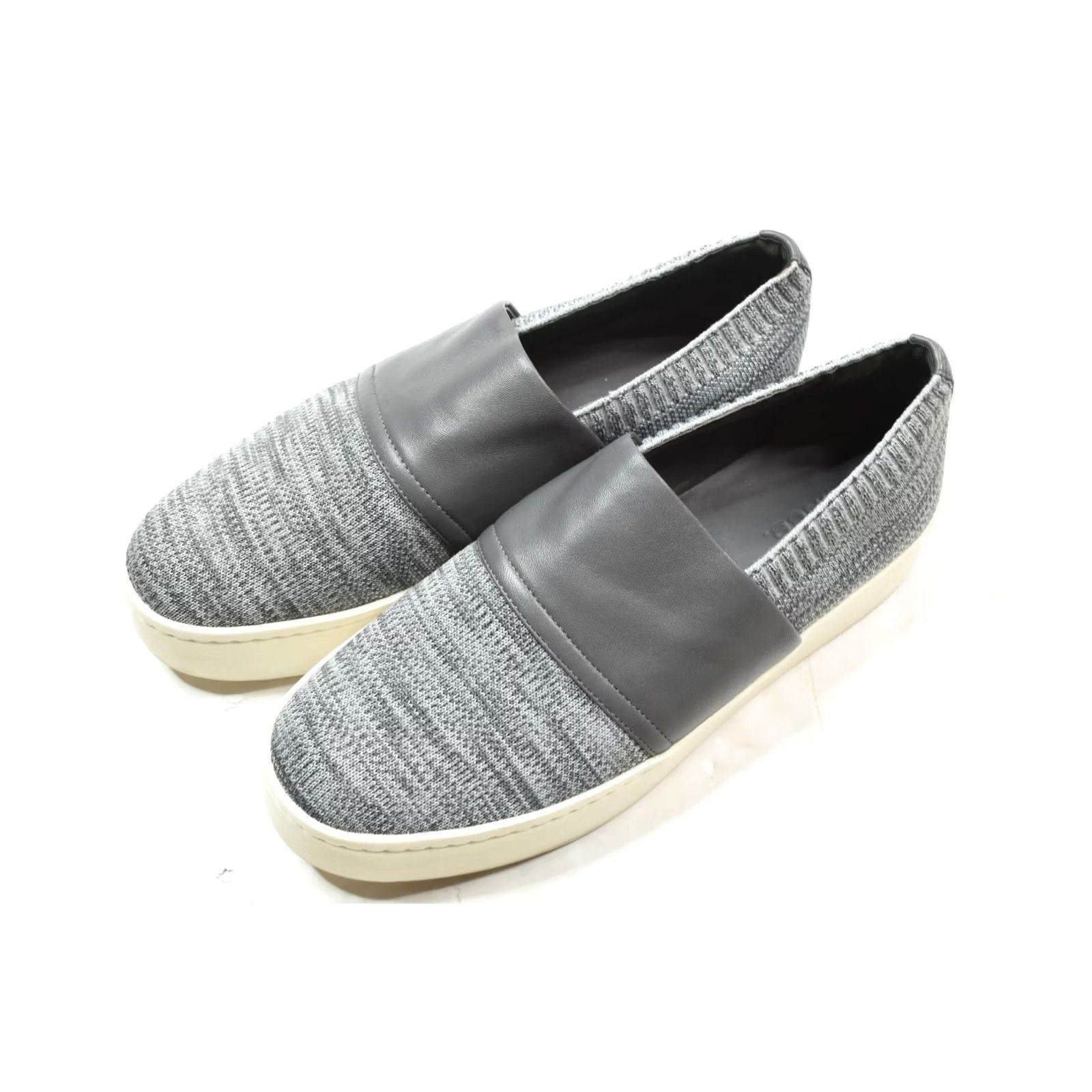 Vince Vince Ward Knit Platform Slip-on Sneakers Womens 7.5 Gray Comfort Casual Size US 8 / IT 38 - 2 Thumbnail