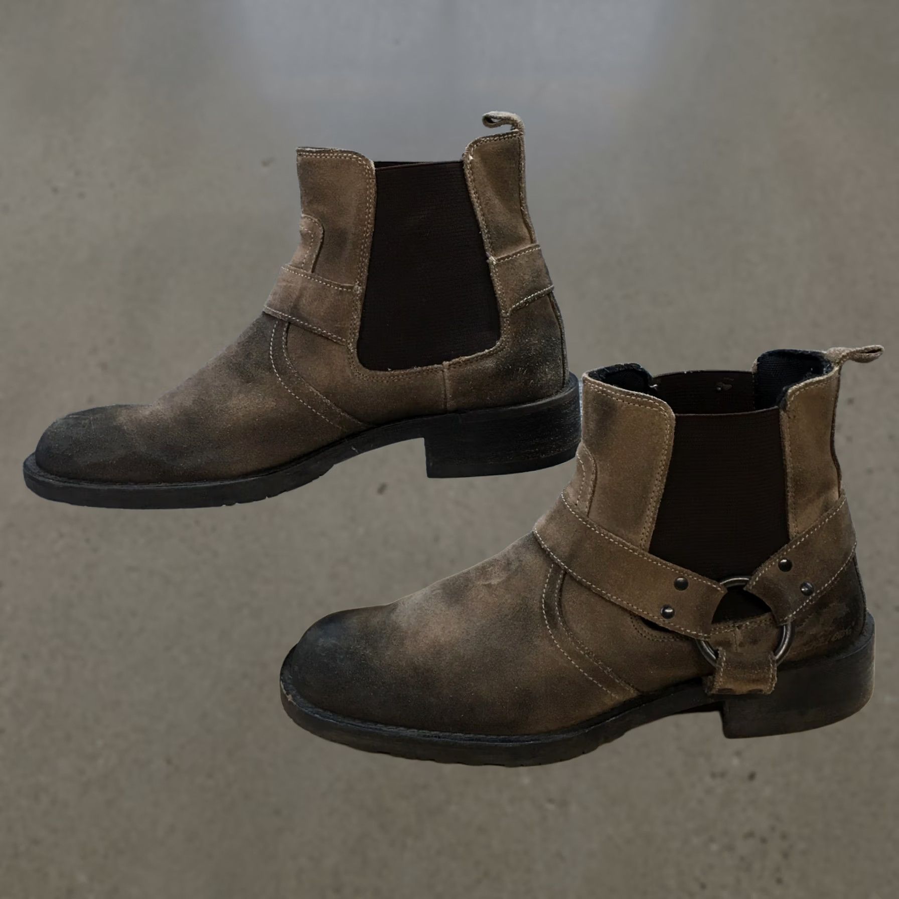 Vintage Rocket Dog Boots Womens 11 Ankle Chelsea Harness Casual Brown Leather Pull On Size US 11 / IT 41 - 1 Thumbnail