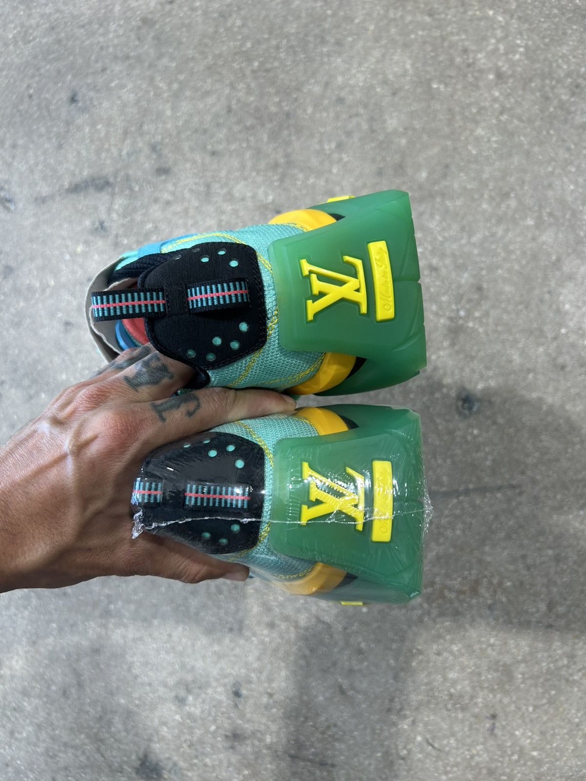 Louis Vuitton Louis Vuitton Virgil Abloh Millennium 2054 Capsule Sneakers Size US 9 / EU 42 - 4 Thumbnail