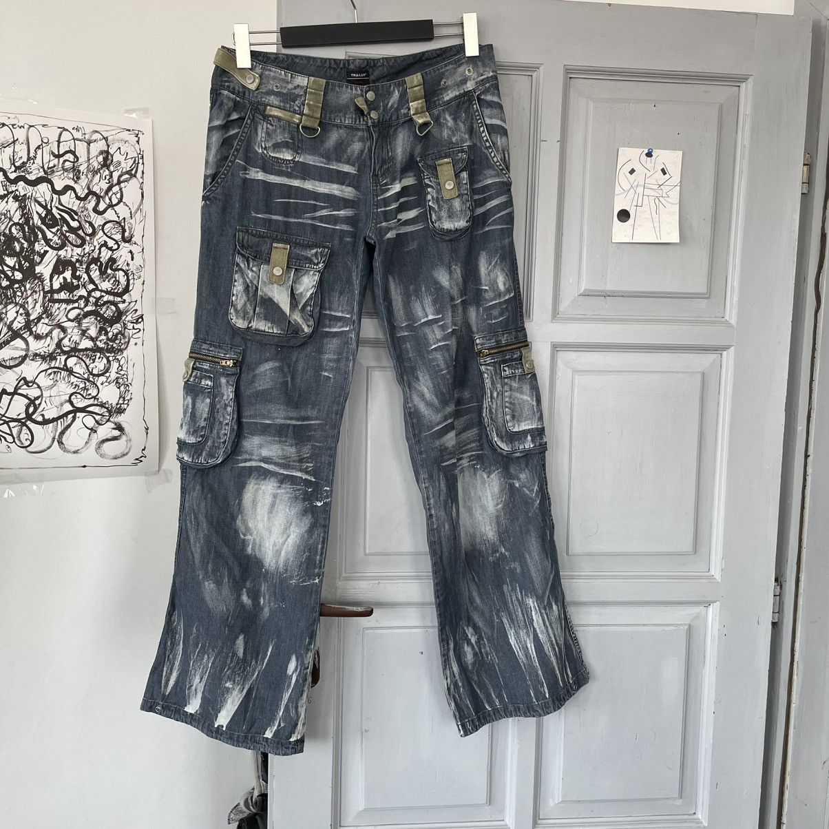 Japanese Brand × Vintage Other🇯🇵Vintage Designers Avantgarde Pants Y2K Size US 40 / EU 56 - 2 Thumbnail