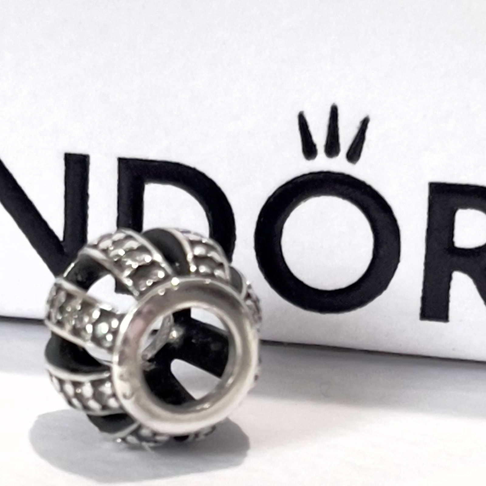 pandora PANDORA Sterling Silver Leading Lady Open Works CZ Charm Size ONE SIZE - 3 Thumbnail