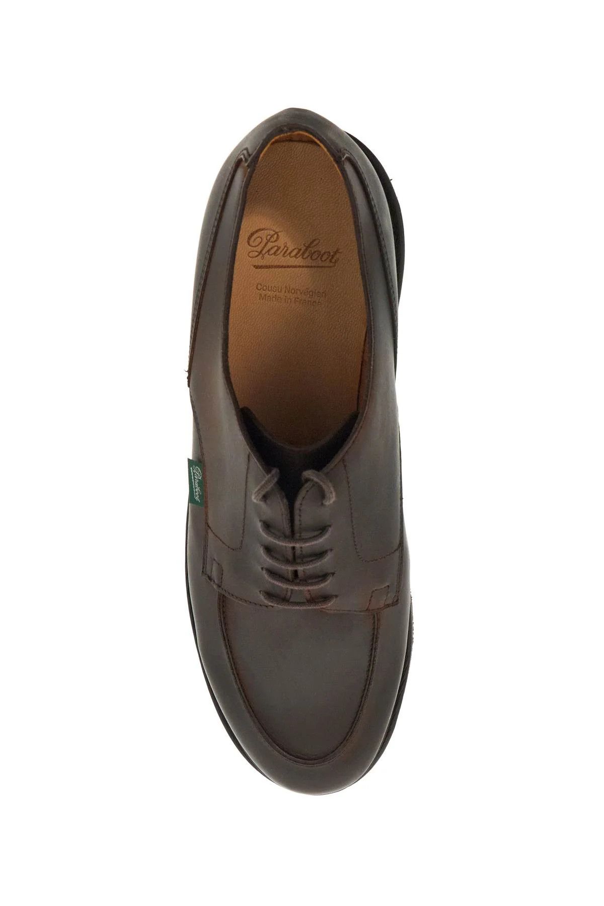 Paraboot o1s22i1n1224 Chambord Leather Derby Shoes in Brown Size US 11 / EU 44 - 2 Thumbnail