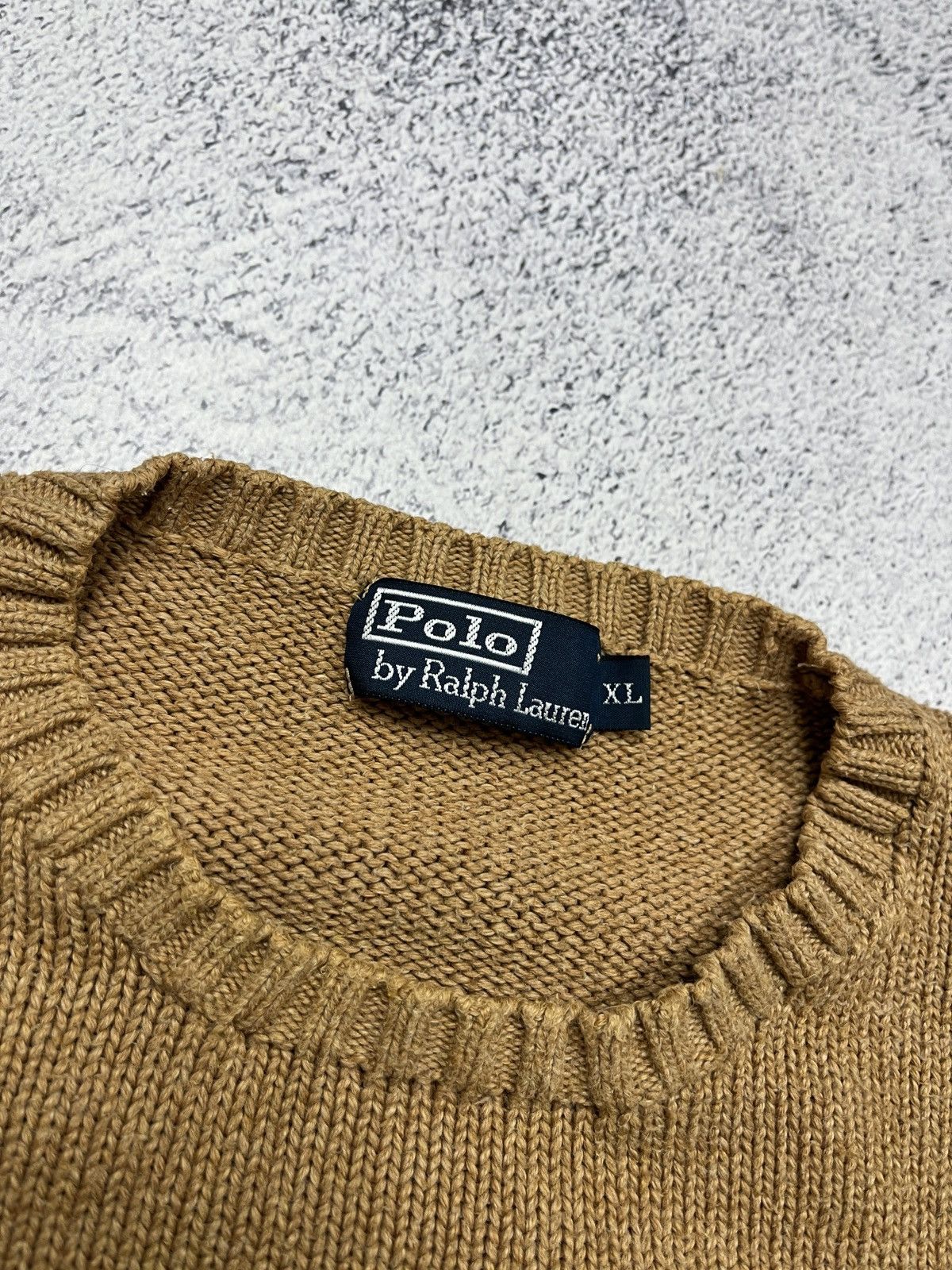 Polo Ralph Lauren Polo Ralph Lauren Vintage Sweater Knit Brown Old Money Y2k Size US XL / EU 56 / 4 - 6 Thumbnail