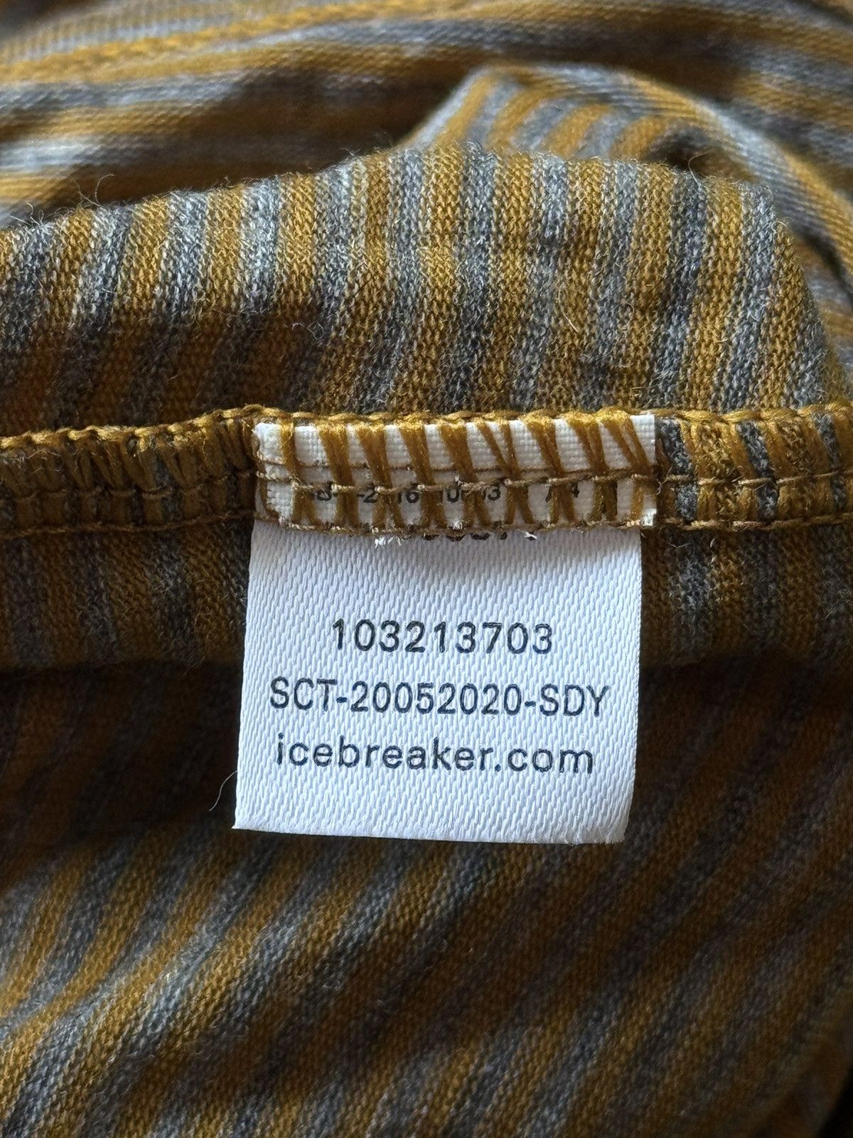 Icebreaker Icebreaker 100% merino wool striped thermo layer tank top Size L / US 10 / IT 46 - 6 Thumbnail