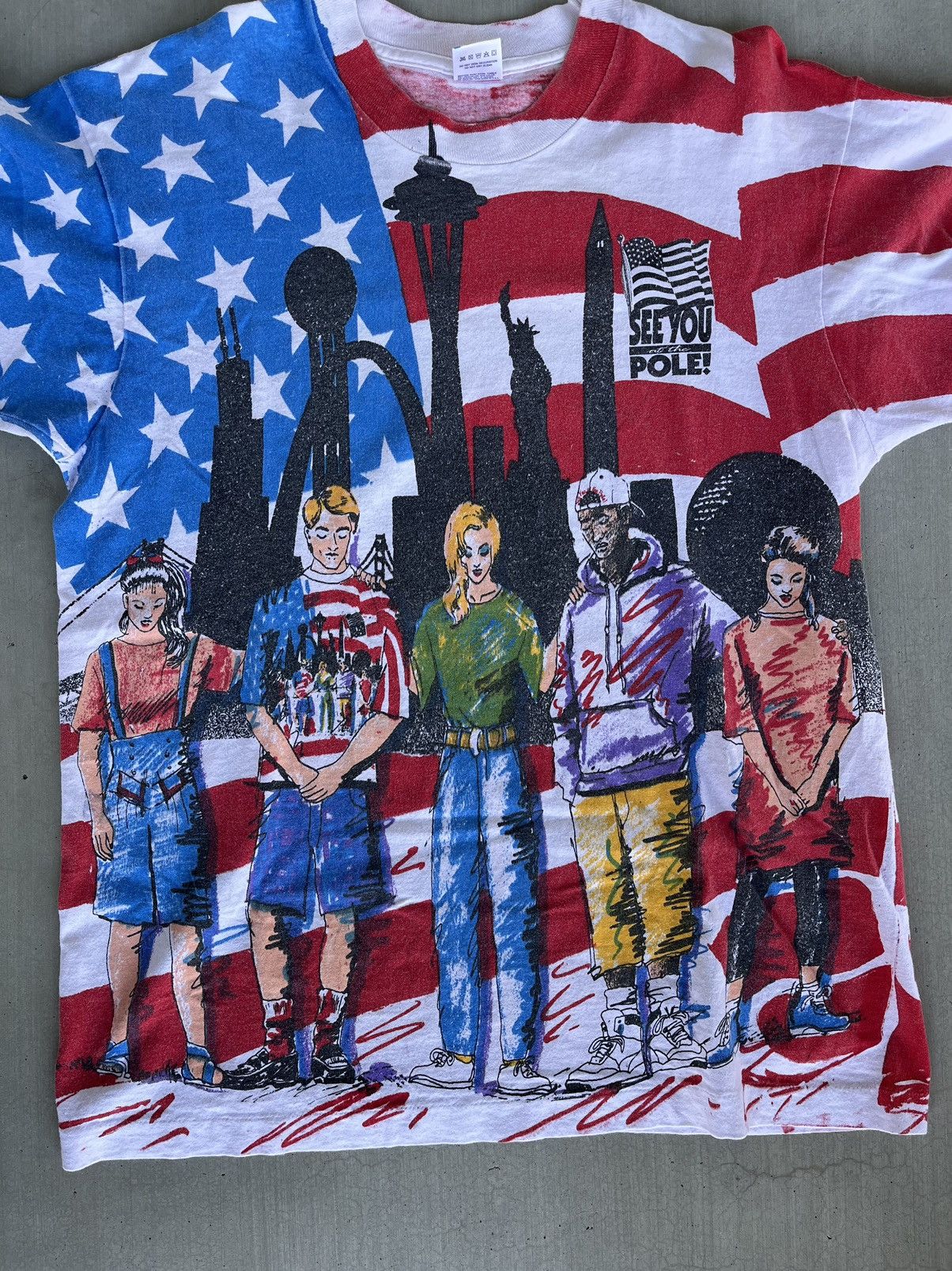 Vintage vintage 90s see you at the pole tee Size US L / EU 52-54 / 3 - 3 Thumbnail