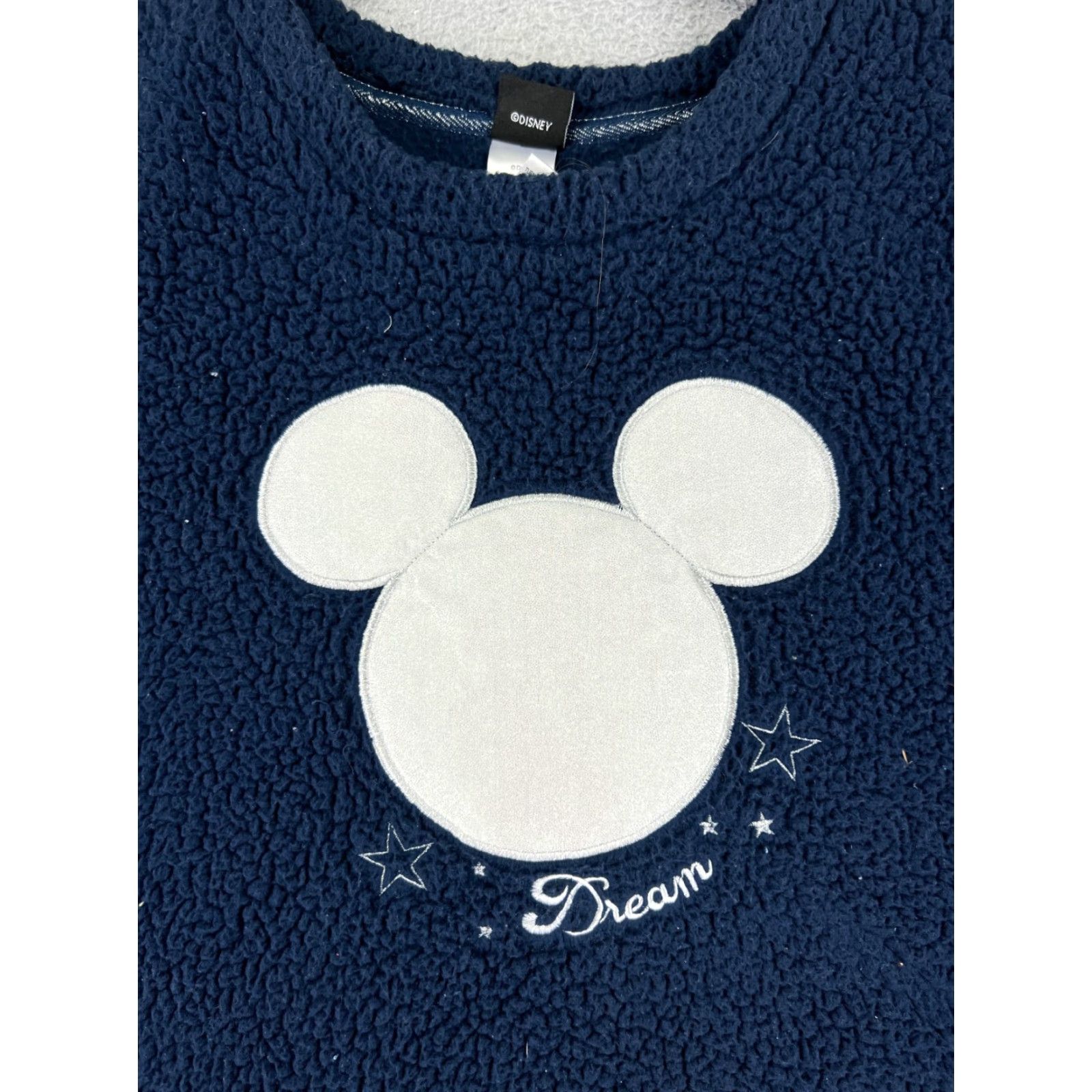 Disney Disney Womens Large Blue Mickey Mouse Sweate Fleece Sleepwear Polyester Dream Size L / US 10 / IT 46 - 3 Thumbnail