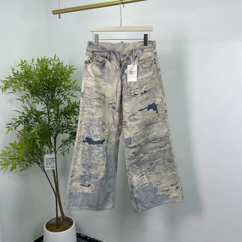 Acne Studios Acne studios 3d printed jeans 2502-Nextarrow Size US 34 / EU 50 - 1 Thumbnail