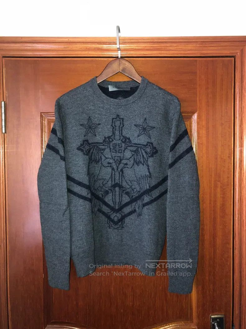 Givenchy Givenchy Grey Label Sweater Size US L / EU 52-54 / 3 - 1 Thumbnail