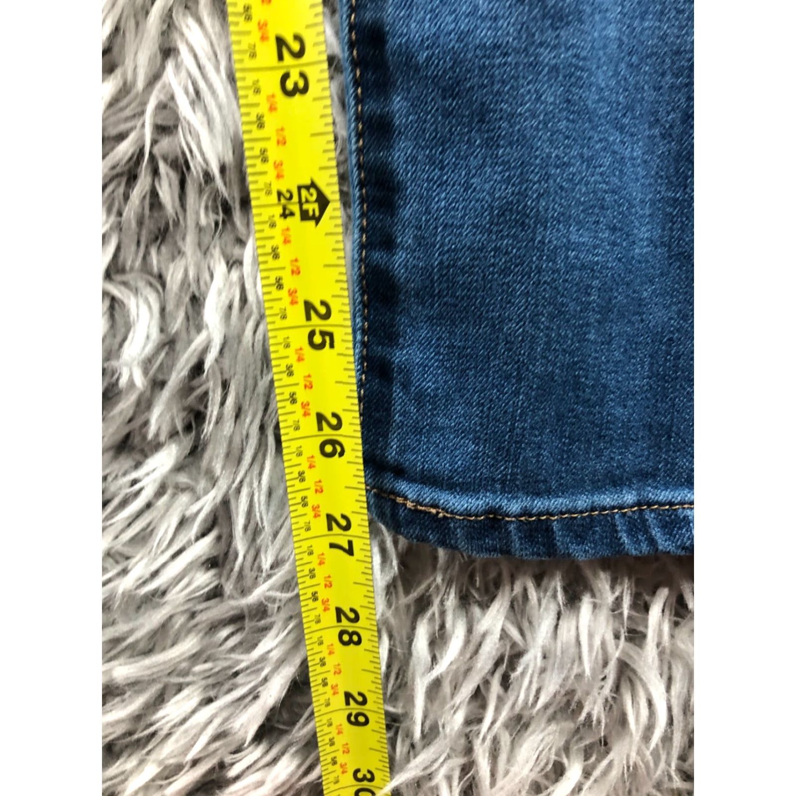 Vintage Sonoma Jeans Skinny Womens Size 6 Medium Wash Blue Flaw Curvy Best Visibility Size 28" / US 6 / IT 42 - 3 Thumbnail