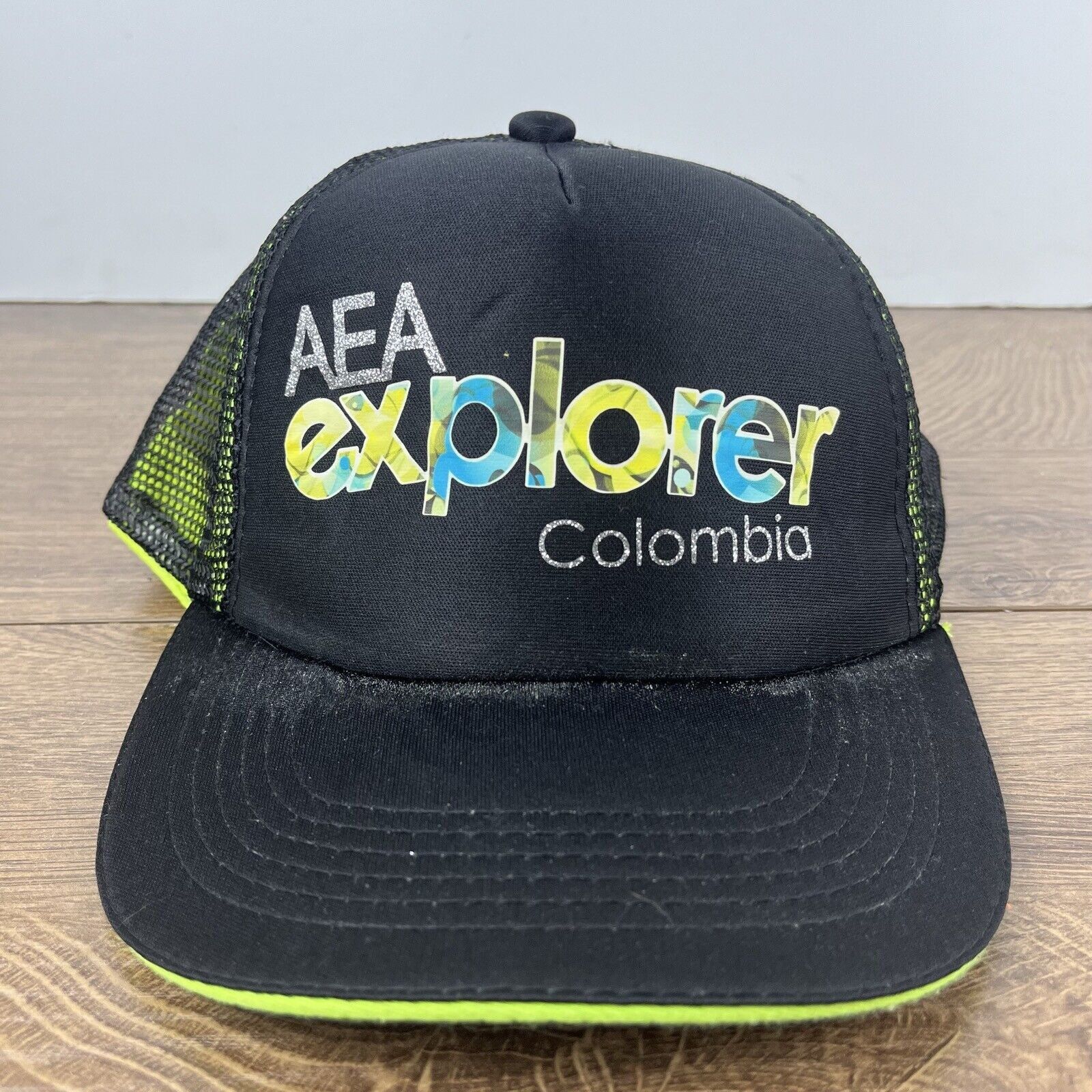 Columbia AEA Explorer Columbia Hat Snapback Hat Black Hat Adjustable Size ONE SIZE - 4 Thumbnail