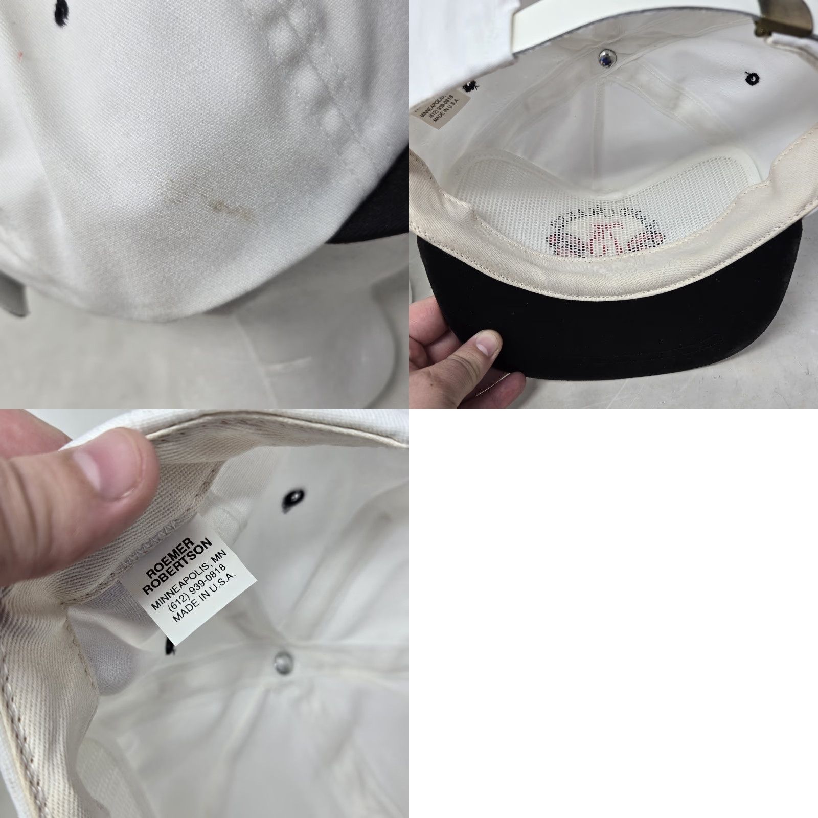 Vintage VINTAGE Land O’ Lakes 75th Anniversary Hat White 1996 Made in USA Embroidered Cap Adjustable Cotton Mens Womens Boys Girls Size ONE SIZE - 8 Thumbnail