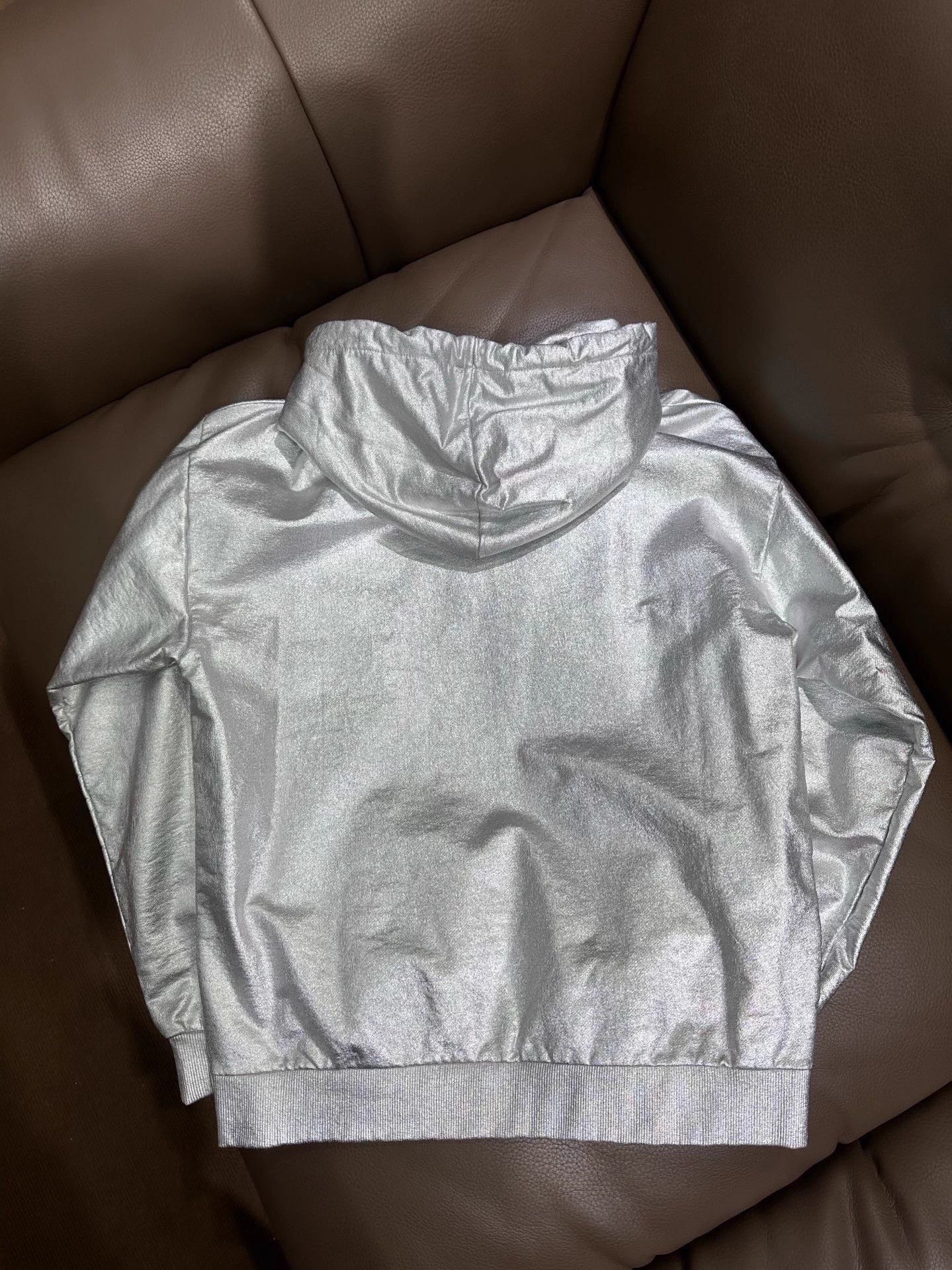 Celine Celine silver letter logo hoodie L like new Size US L / EU 52-54 / 3 - 2 Thumbnail