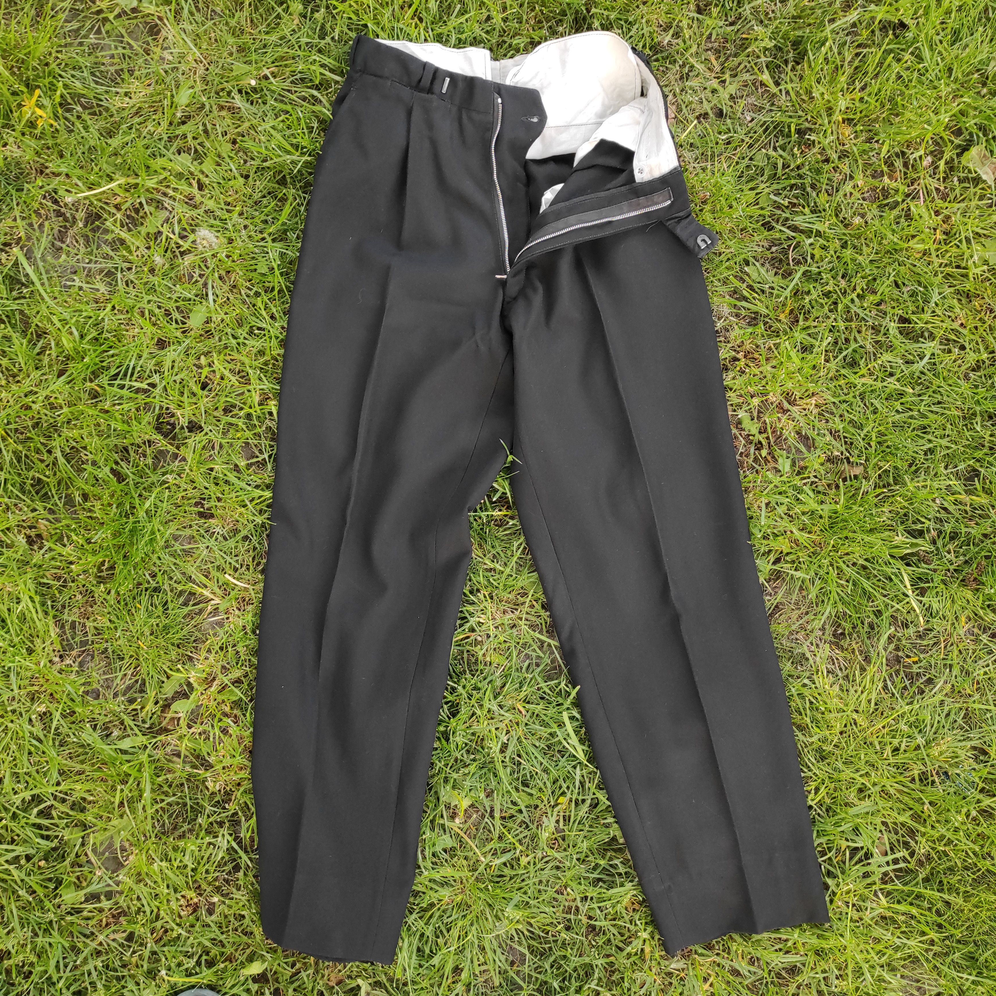 Other Double-Breasted Black Suit PkZ Blazer Size M Pants W28 L31 Size 40L - 7 Thumbnail
