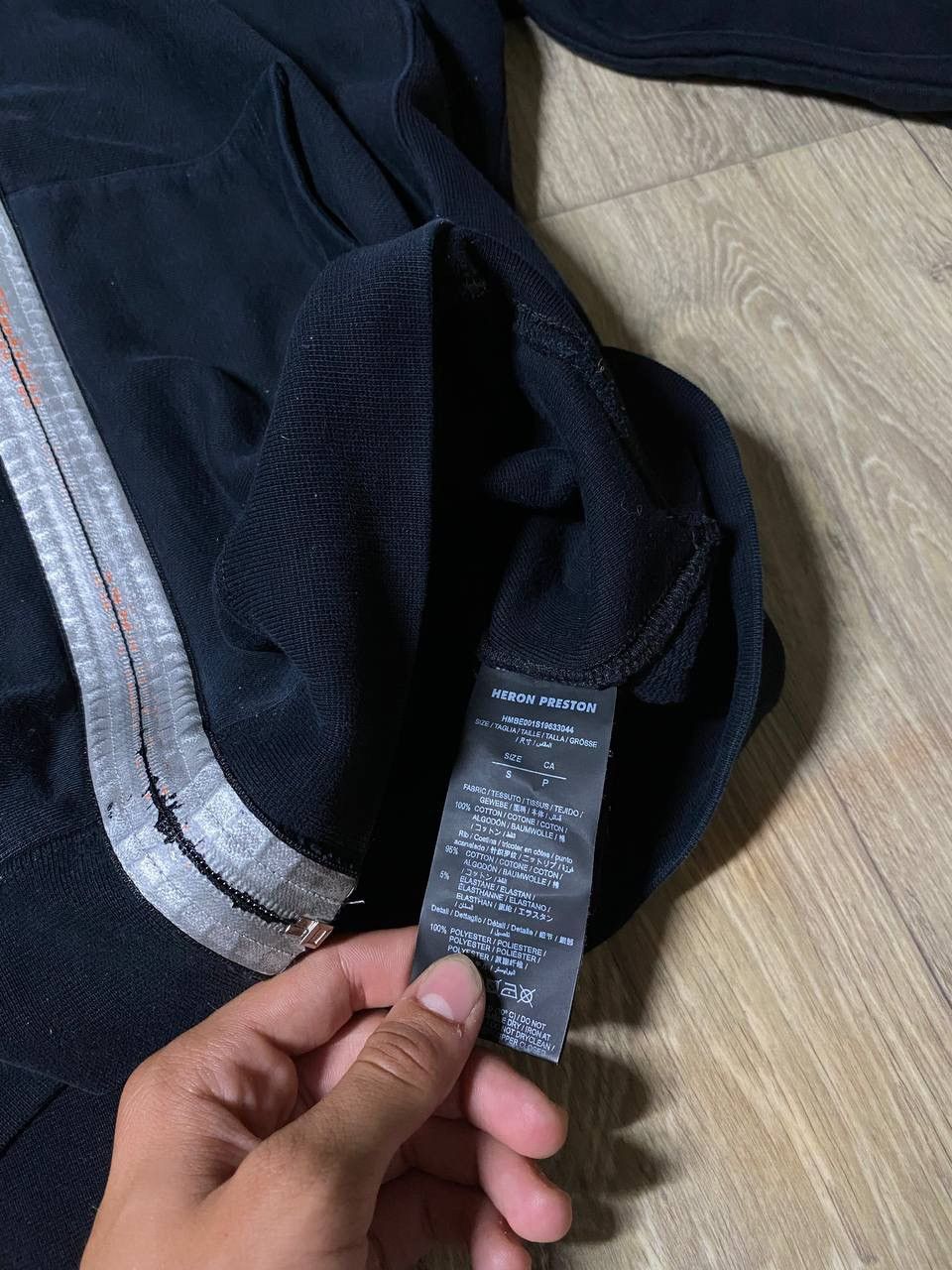 Heron Preston Preston reflective zip hoodie Size US M / EU 48-50 / 2 - 7 Thumbnail