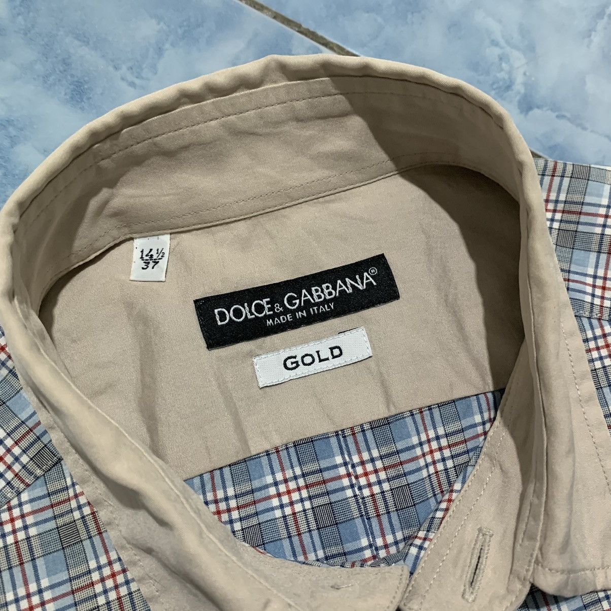 Dolce & Gabbana Vintage Dolce & Gabbana Gold Button Up Size M / US 6-8 / IT 42-44 - 4 Thumbnail