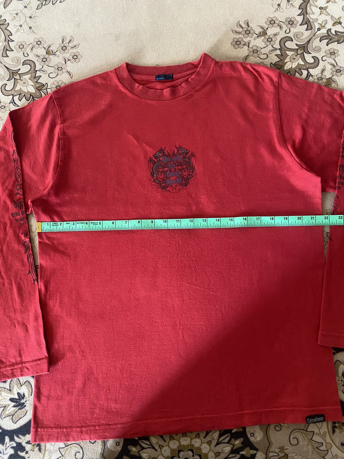 Japanese Brand Vintage Out Reef Doragon Are Energy Symbol T-Shirt Size US L / EU 52-54 / 3 - 11 Thumbnail
