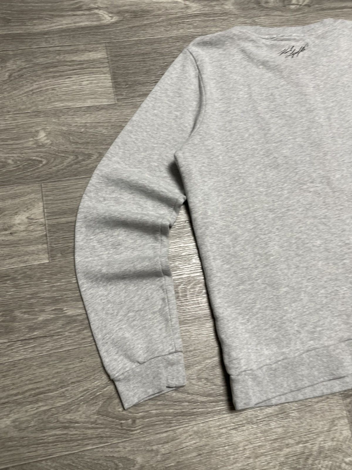 Karl Lagerfeld Karl Lagerfeld Velour Cat Logo Gray Sweatshirt Size L / US 10 / IT 46 - 14 Thumbnail