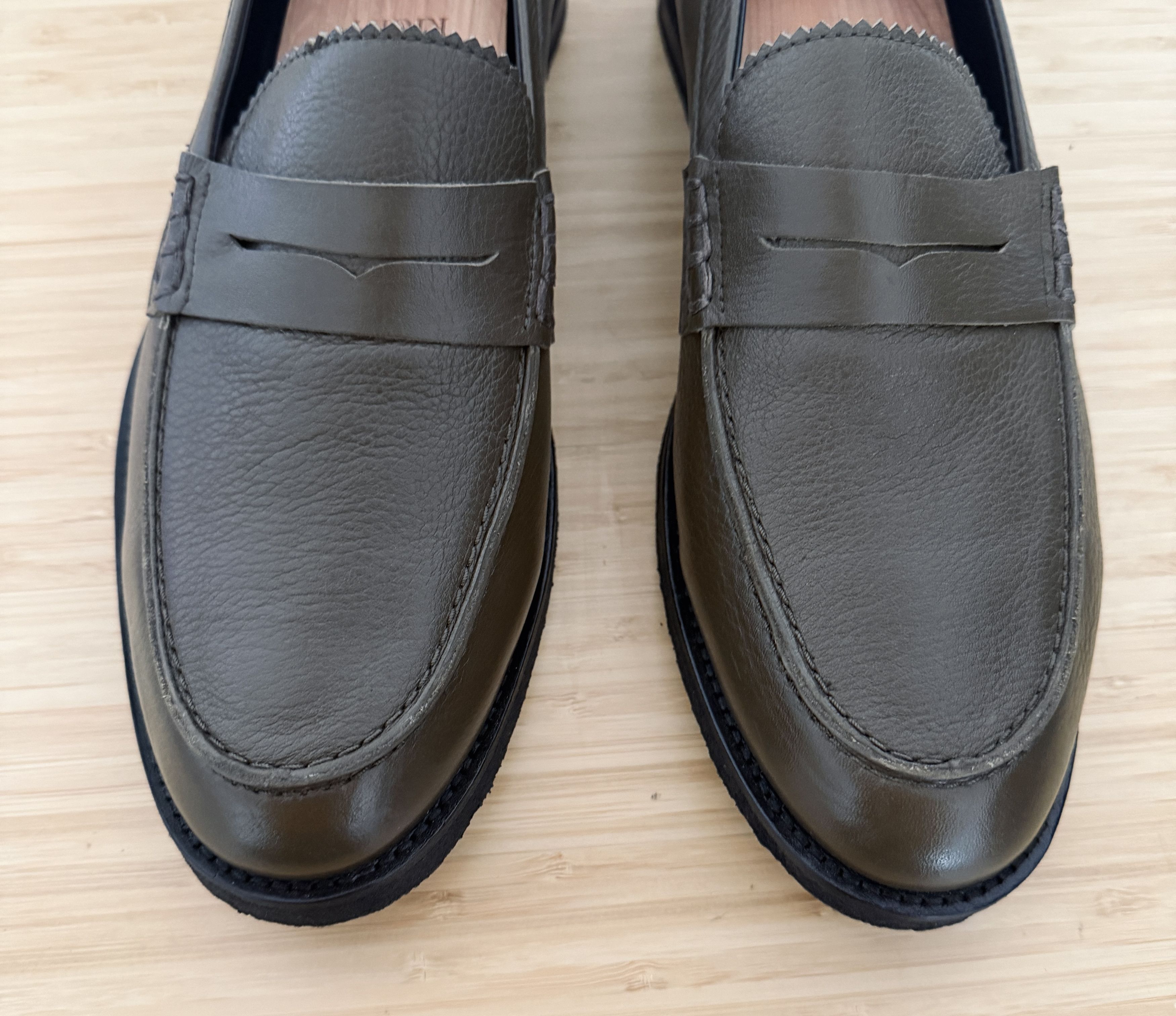 VINNY's Vinny's Olive Green Townee Loafer EU 46 Size US 13 / EU 46 - 5 Thumbnail