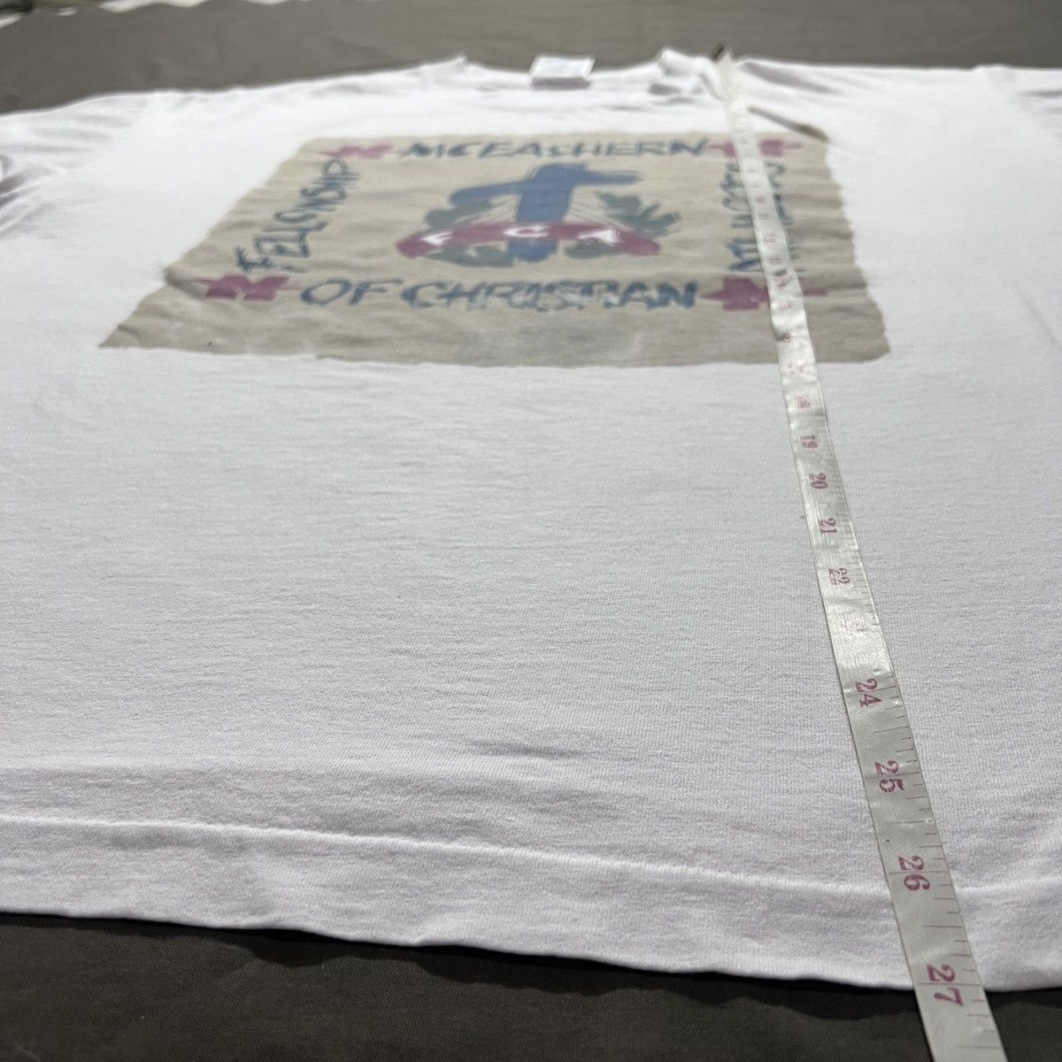 Vintage Vintage 90s FCA Bible Study Jesus God Holy Promo Tee 2XL Size US XXL / EU 58 / 5 - 13 Thumbnail