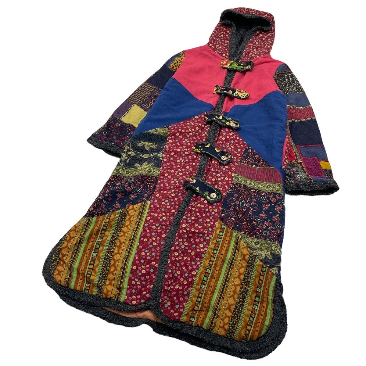 Designer Nice Design Japanese Brand SUOUO Patchwork Jacket Size M / US 6-8 / IT 42-44 - 2 Thumbnail