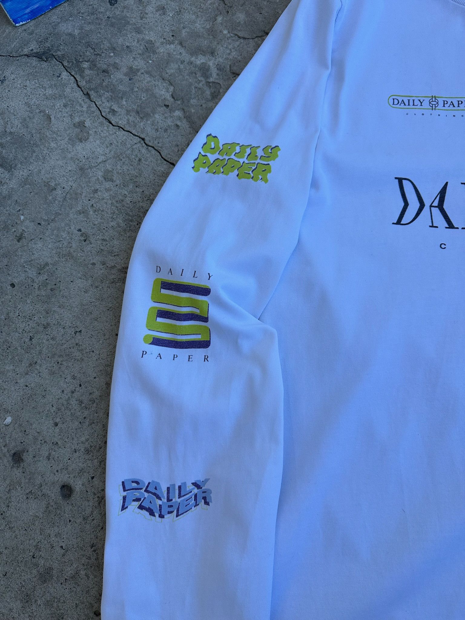 Daily Paper Daily Paper Racing Longsleeve Headlines Lagos T-shirt Y2k Size US S / EU 44-46 / 1 - 9 Thumbnail