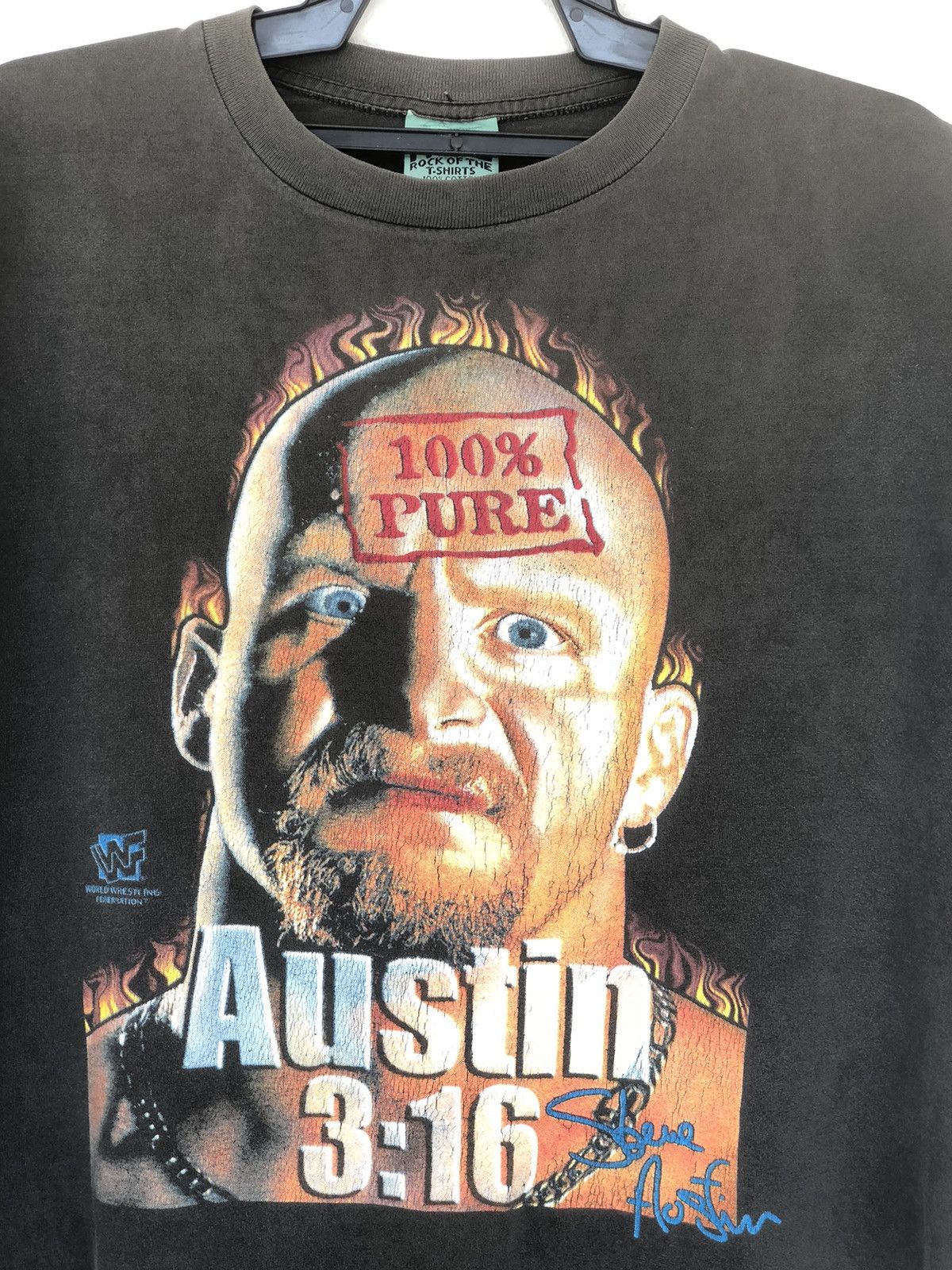 Vintage Vintage STONE COLD WWF Bootleg Wrestling Tee Size US L / EU 52-54 / 3 - 2 Thumbnail