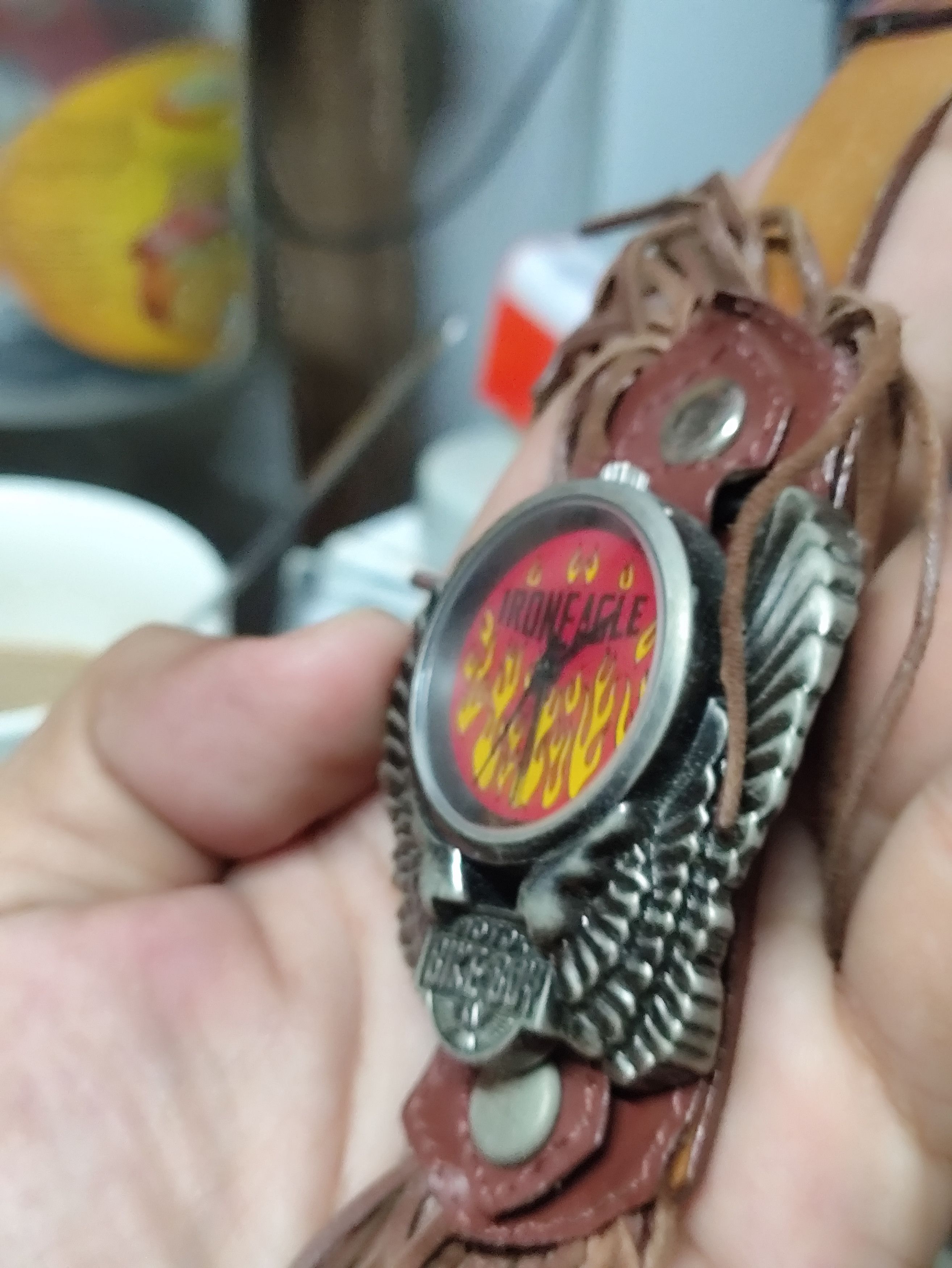 Designer × Vintage Rare Stuff Iron Eagle MOTOR BIKE BOY Very ❌ HARLEY DAVIDSON Size ONE SIZE - 8 Thumbnail