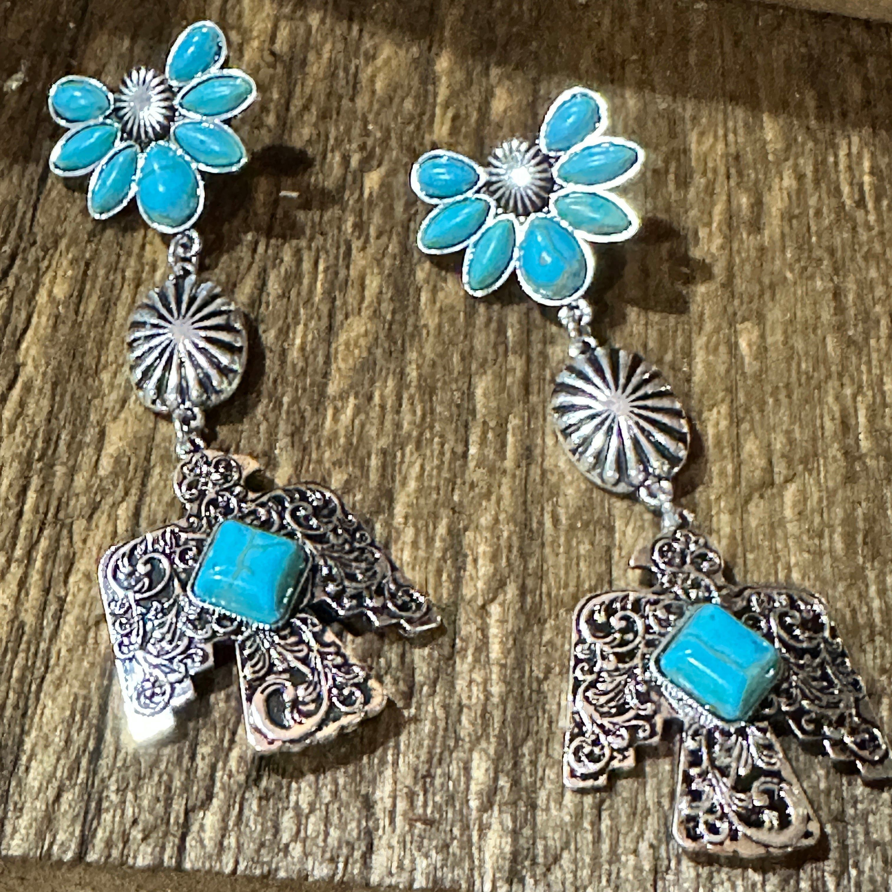 Other Navajo Thunderbirds & Turquoise: Enchanting Three Charm Dang Size ONE SIZE - 1 Thumbnail