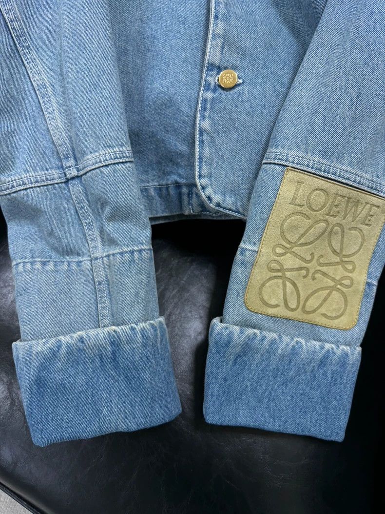 Loewe LOEWE Short denim jacket Size XS / US 0-2 / IT 36-38 - 4 Thumbnail