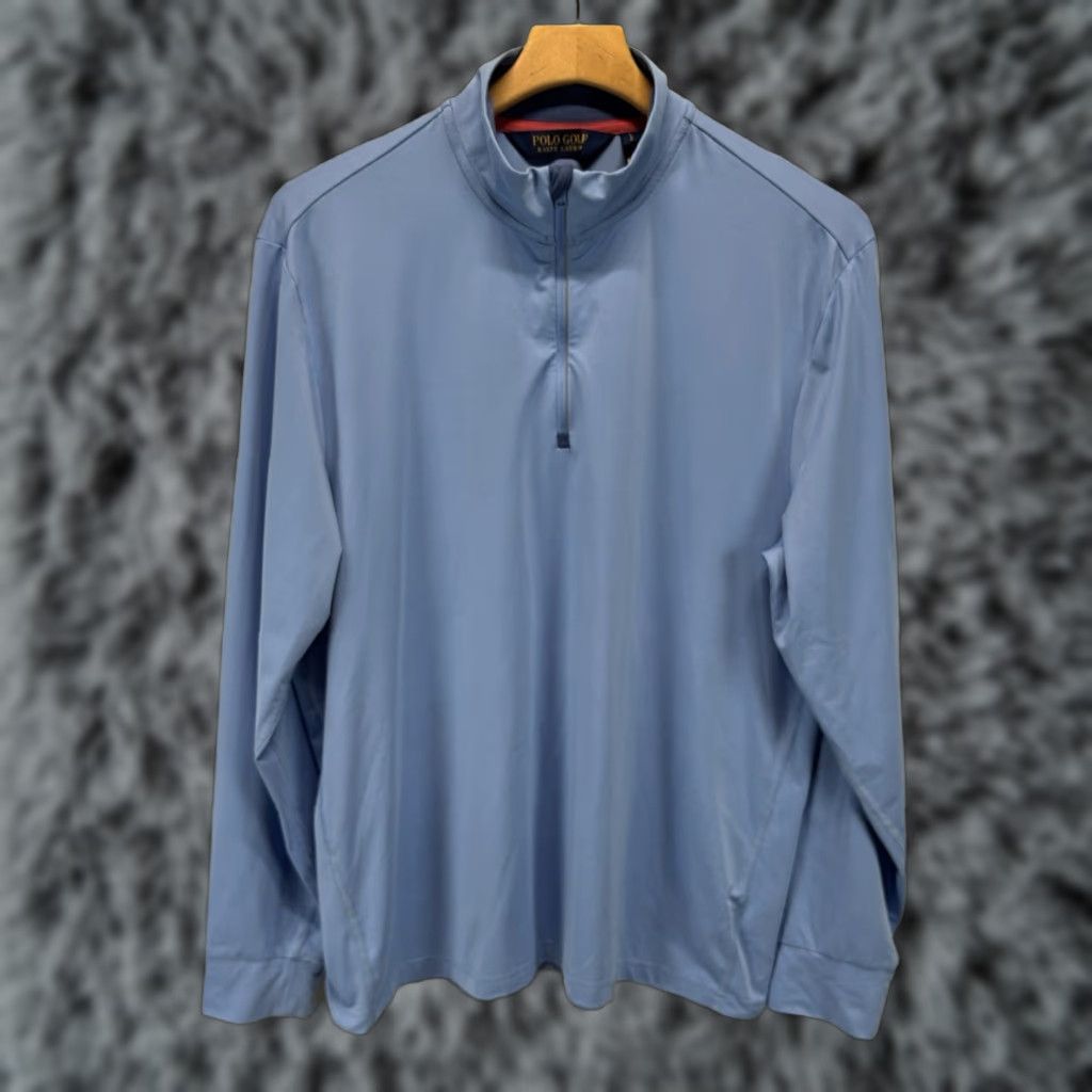 Ralph Lauren Polo Golf Ralph Lauren Wicking 1/4 Zip Pullover Shirt Sz Large Men’s Blue Size US L / EU 52-54 / 3 - 1 Thumbnail
