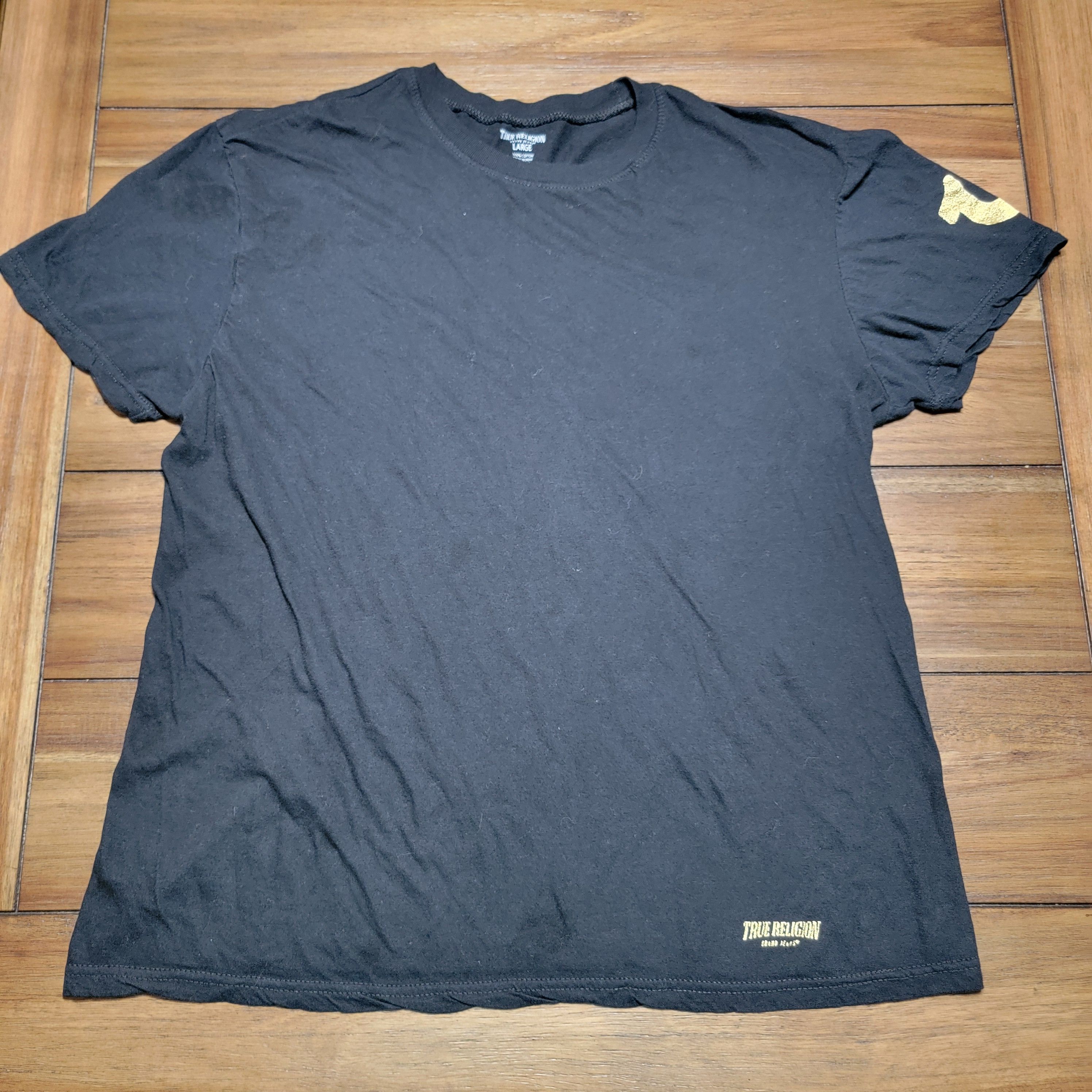 True Religion True Religion Arm Logo SS Black Unisex Tee - Size Large Size US L / EU 52-54 / 3 - 1 Thumbnail