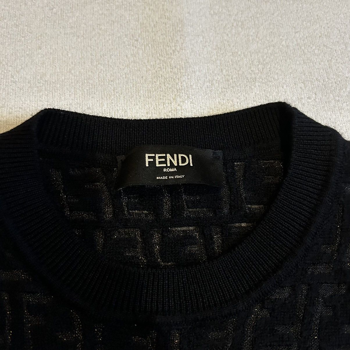 Fendi Fendi Black Sweater Size US M / EU 48-50 / 2 - 4 Thumbnail