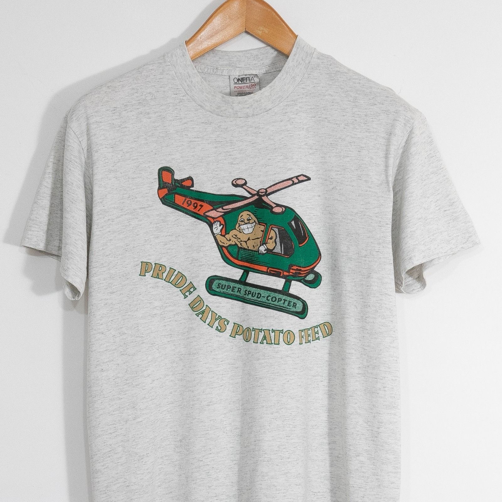 Vintage Vintage 90s Pride Days Potato Feed T Shirt M - Single Stitch Size US M / EU 48-50 / 2 - 2 Thumbnail